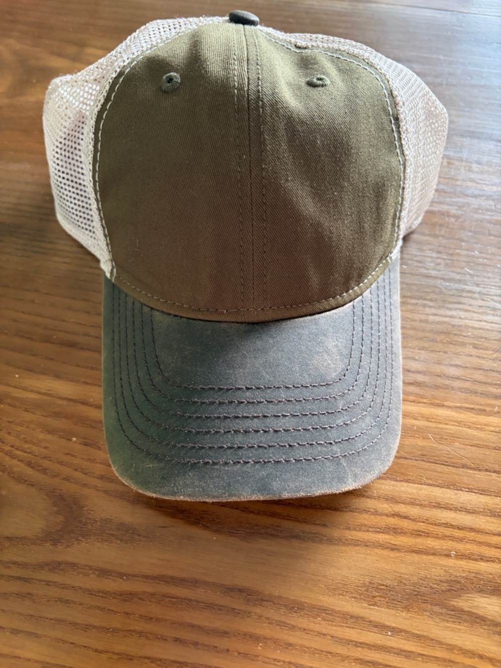 Men's Dri-Duck Olive Green Mesh Back Trucker Cap